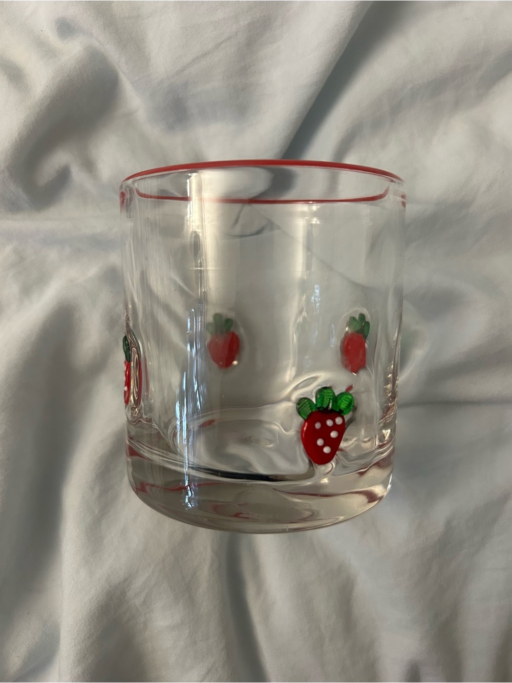 Strawberry Icon Glass